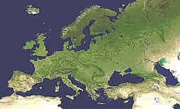 two hundred years in Europe viewed (click for a presentation) 